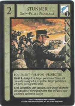 Stunner, Slow-Pellet Projectile