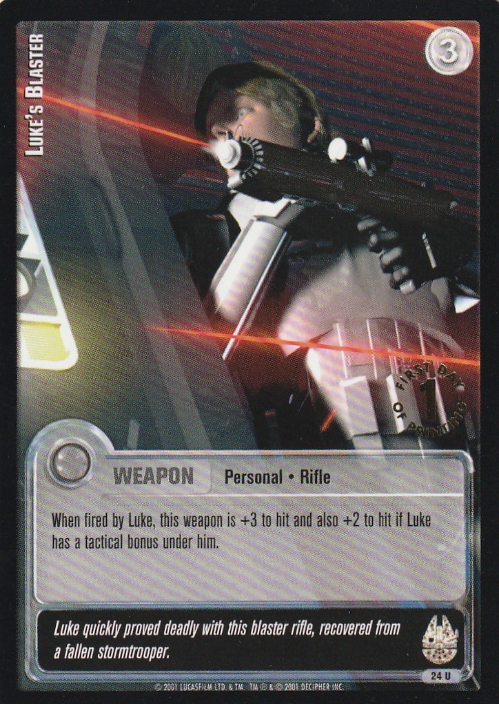 Lukes Blaster - 1st Day Stamped