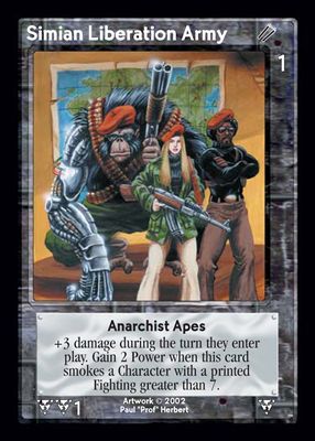 Simian Liberation Army, Anarchist Apes