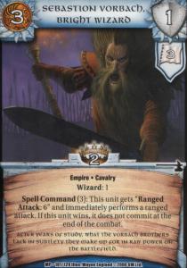 Sebastion Vorbach, Bright Wizard