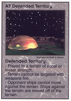 Defended Territory