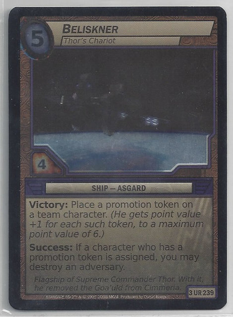 Beliskner, Thors Chariot - Foil