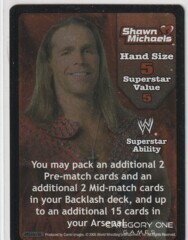 Shawn Michaels Superstar Card (SS3)