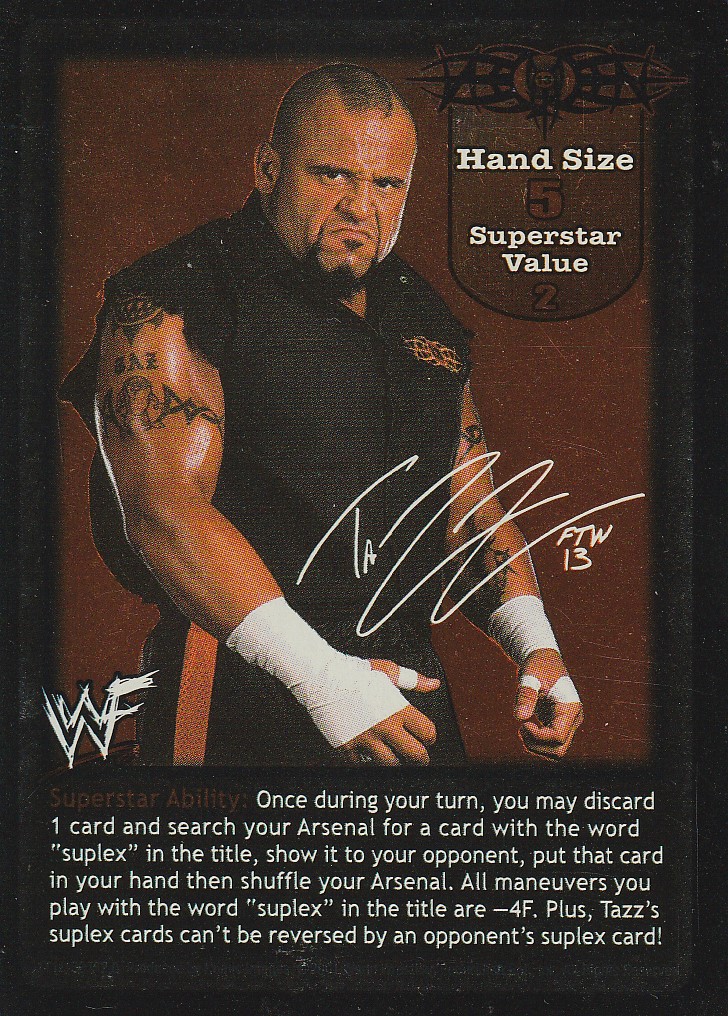 Tazz Superstar Card