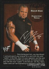 Tazz Superstar Card