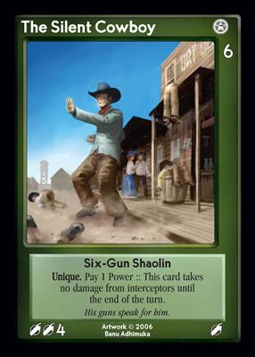 The Silent Cowboy, Six-Gun Shaolin