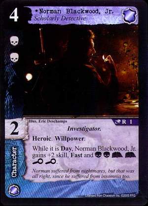 Norman Blackwood, Jr., Scholarly Detective