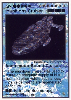 Andromeda Bound Munitions Cruiser