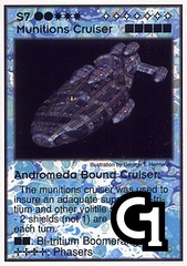 Andromeda Bound Munitions Cruiser