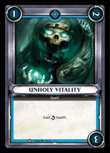 Unholy Vitality