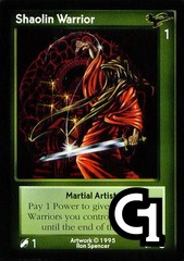 Shaolin Warrior, Martial Artist