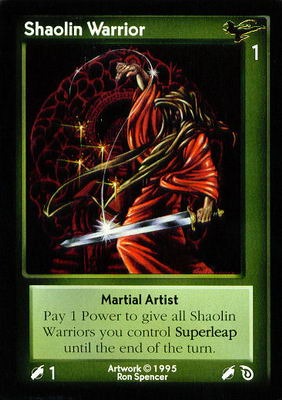 Shaolin Warrior, Martial Artist