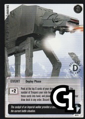 You May Start Your Landing (L) - Silver Stamped