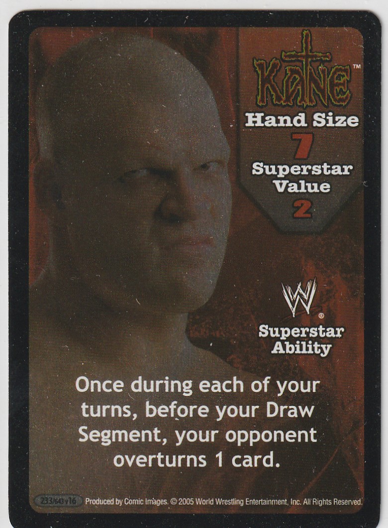 Kane Superstar Card (SS3)