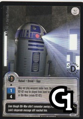 R2-D2 - My Little Friend (L) - Silver Stamped