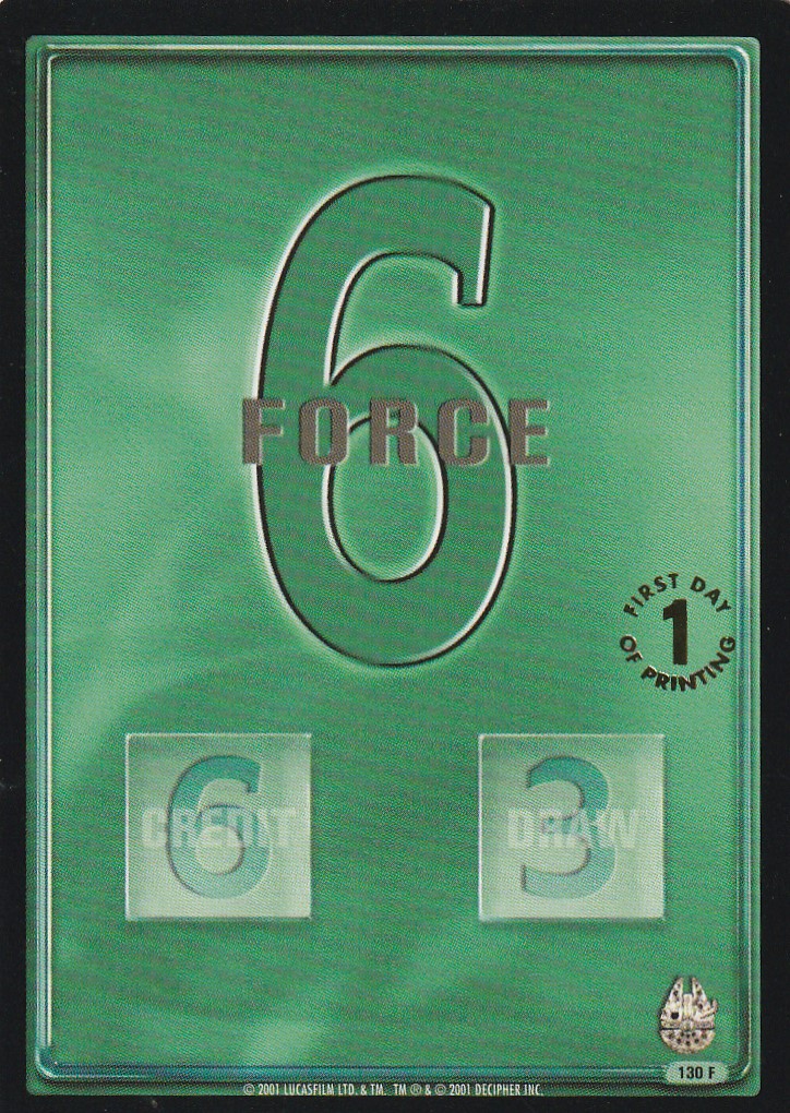 Force 6 - 1st Day Stamped