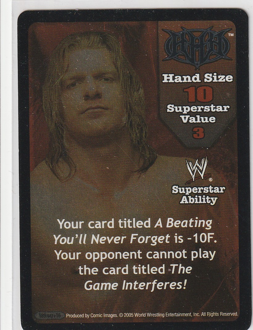 Triple H Superstar Card (SS3)