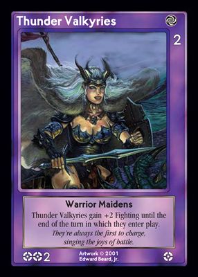 Thunder Valkyries, Warrior Maidens