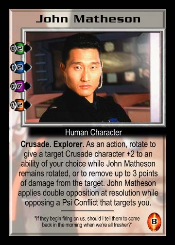John Matheson (blue/black uniform)