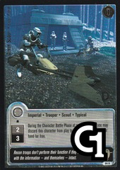 Biker Scout - Endor Patrol - Silver Stamped