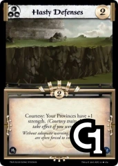 Hasty Defenses