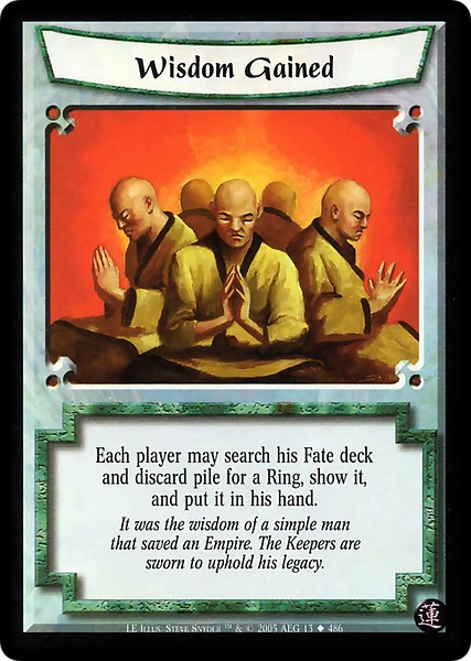 Wisdom Gained