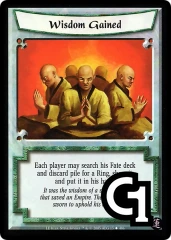 Wisdom Gained