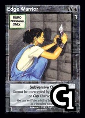 Edge Warrior, Subversive Op