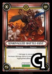Unrivalled Battle-Lust - Foil