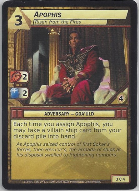 Apophis, Risen from the Fires