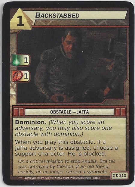 Backstabbed