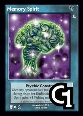 Memory Spirit, Psychic Construct