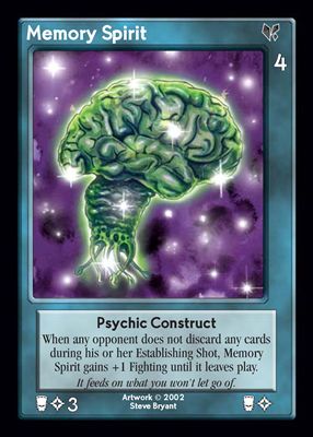 Memory Spirit, Psychic Construct