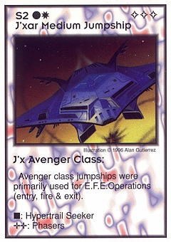Jxar Medium Jumpship Avenger Class