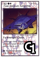 J'xar Medium Jumpship Avenger Class