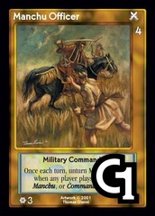 Manchu Officer, Military Commandant