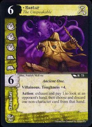 Hastur, The Unspeakable