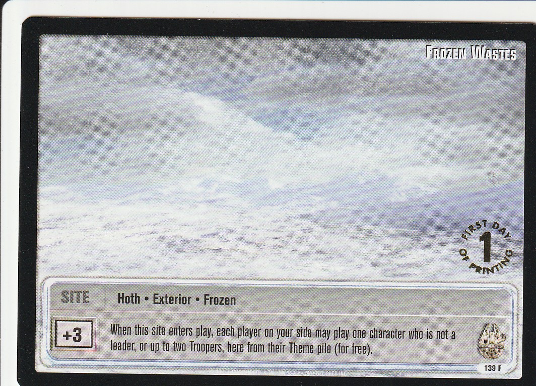 Frozen Wastes - 1st Day Stamped