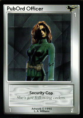 PubOrd Officer, Security Cop