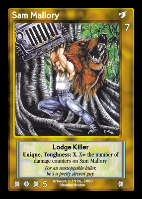 Sam Mallory, Lodge Killer