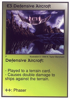 Defensive Aircraft