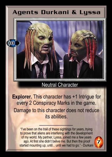 Agents Durkani & Lyssa
