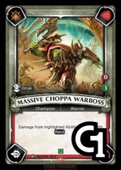 Massive Choppa Warboss - Foil