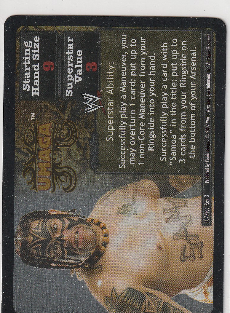 Umaga Superstar Card