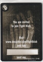 You are invited to join Fight Klub (Dark)