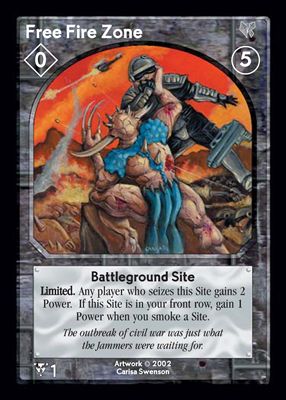 Free Fire Zone, Battleground Site