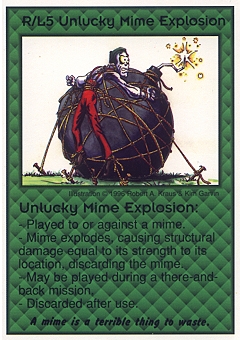 Unlucky Mime Explosion (Waste)