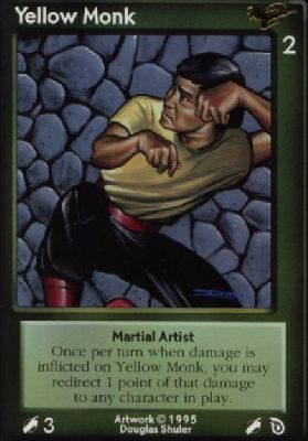 Yellow Monk, Martial Artist