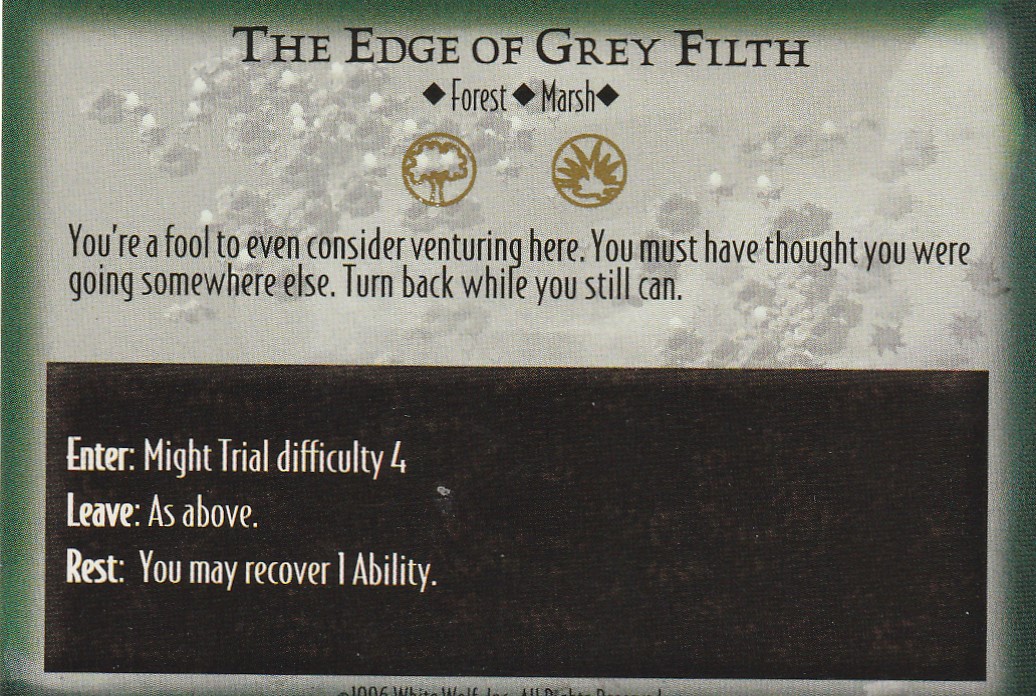 The edge of grey filth