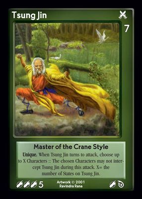 Tsung Jin, Master of the Crane Style